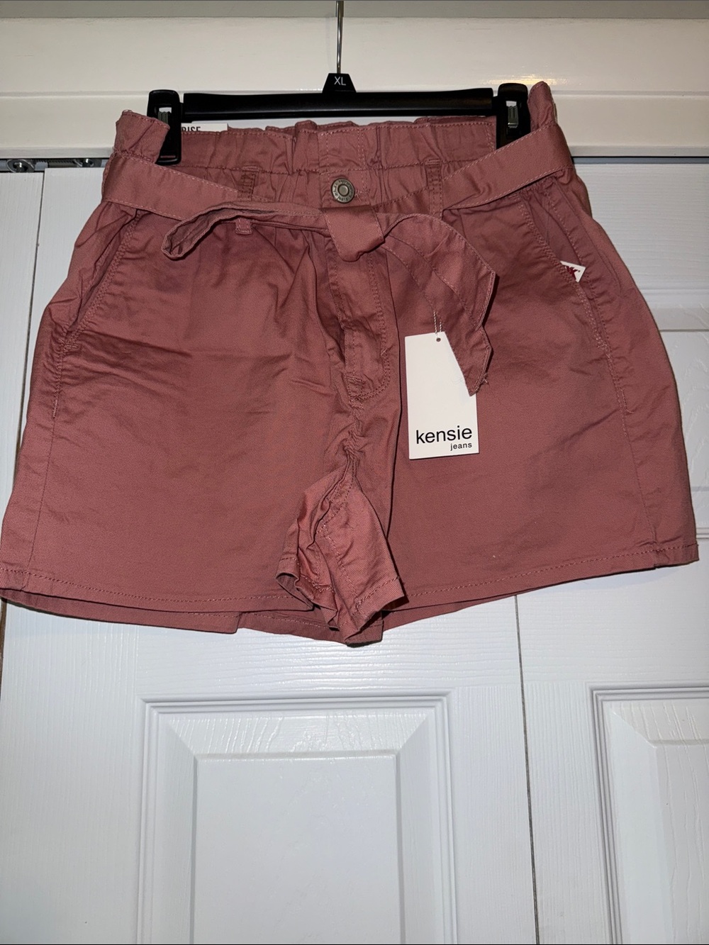 Kensie Jeans | The Paperbag High Rise Belted Shorts